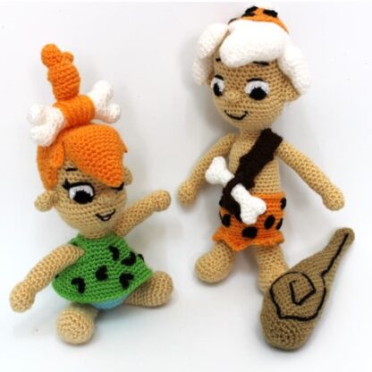 Patrones Amigurumi Pebbles Picapiedra y Bam-Bam Marmol - Imagen 4