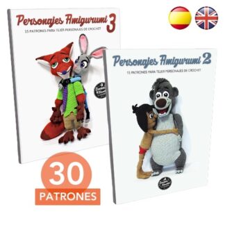 Personajes Amigurumi 2 y 3: 30 Patrones