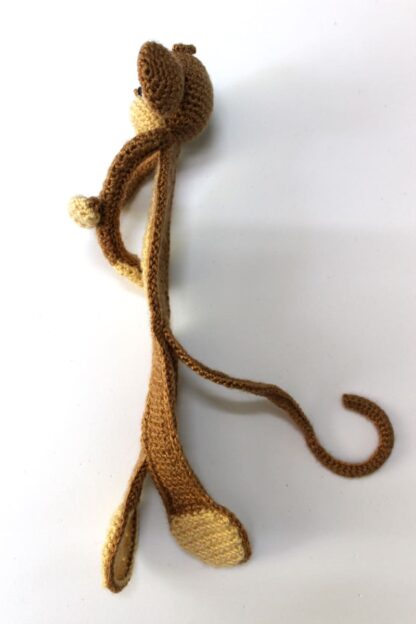 Patrón Amigurumi Monito Marcapáginas - Imagen 6