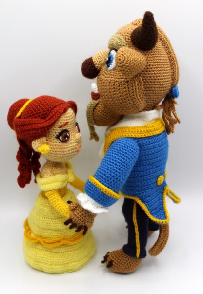 Patrones Bella, Bestia y Din-Don amigurumis - Imagen 7