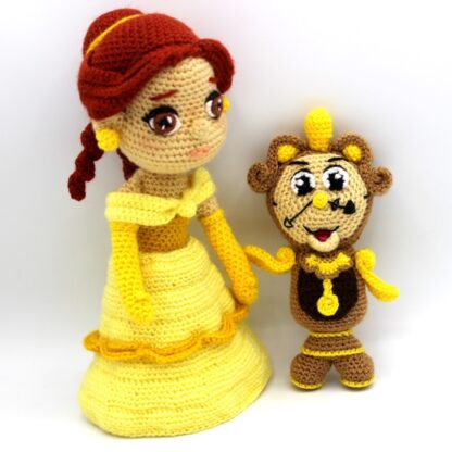 Patrones Bella, Bestia y Din-Don amigurumis - Imagen 10