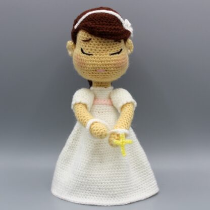 Patrones Comunión Amigurumi: Niño, Niña, Ángel, Libro y Cruz - Imagen 3