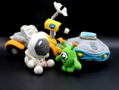 Patrones amigurumi Rover Lunar + OVNI - Imagen 10