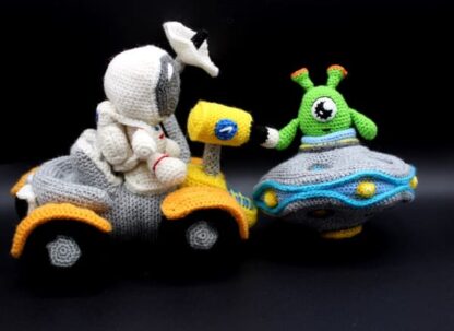 Patrones amigurumi Rover Lunar + OVNI - Imagen 9