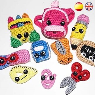 Mini Amigurumis Vuelta al Cole (10 patrones)
