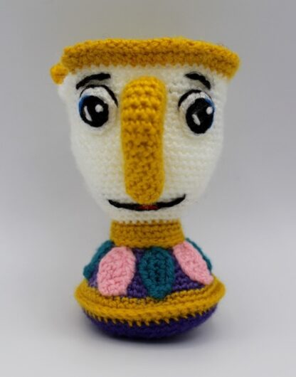 Patrones Amigurumi Mrs Potts, Lumiere, Chip y Din-Don - Imagen 2
