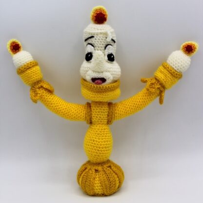Patrones Amigurumi Mrs Potts, Lumiere, Chip y Din-Don - Imagen 4