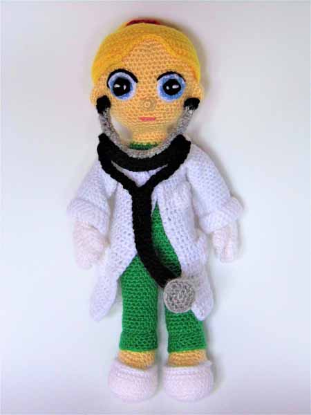 doctora patrón amigurumi