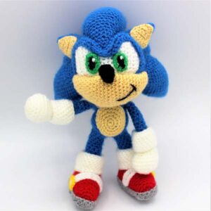 Imagen del amigurumi de Sonic