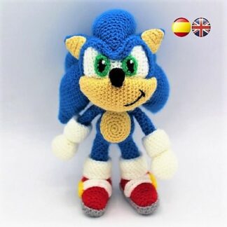 Patrón amigurumi Sonic the Hedgehog
