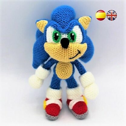 Patrón amigurumi Sonic the Hedgehog