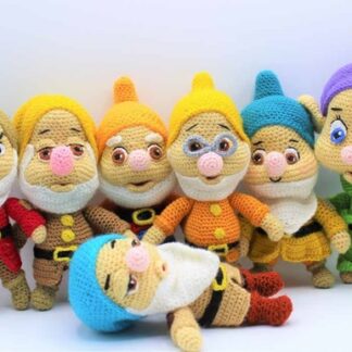 Patrones amigurumis 7 Enanitos (Blancanieves)