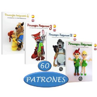 Personajes Amigurumi 1, 2, 3 y 4: 60 Patrones