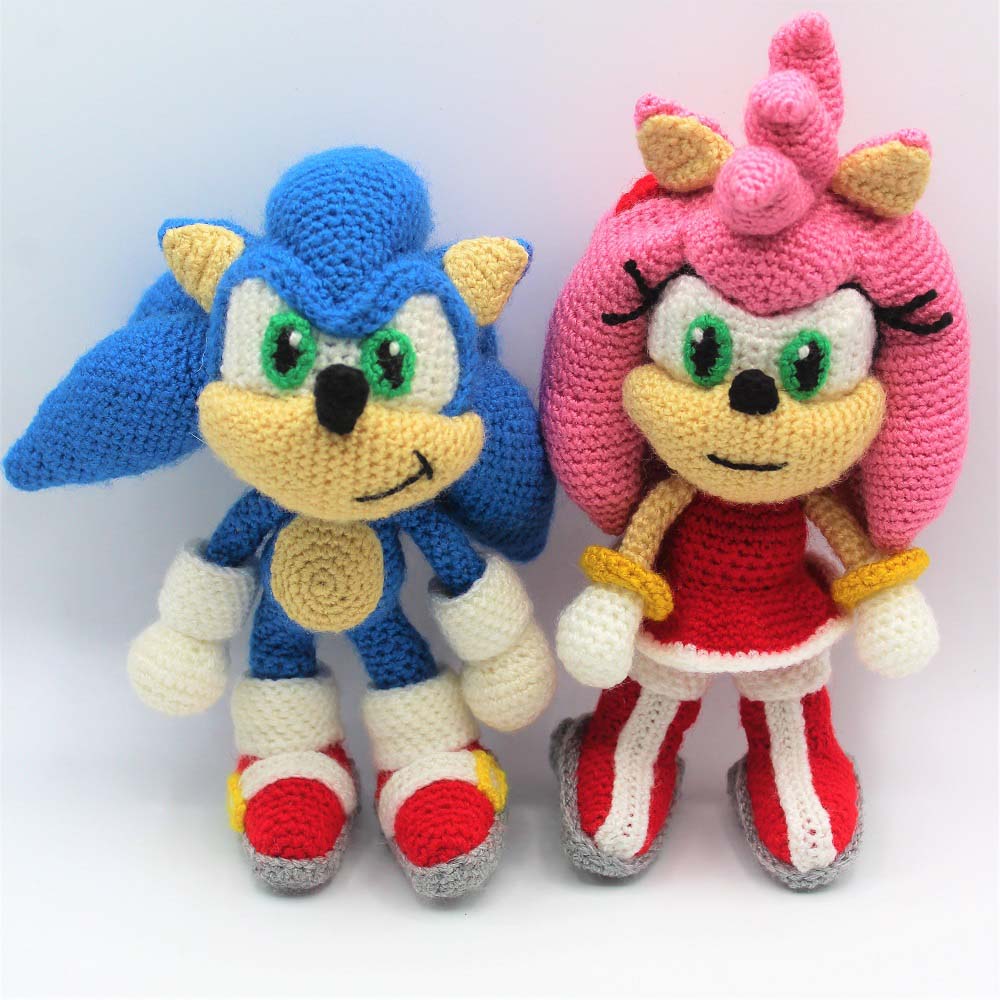 Sonic The Hedgehog - Peluche de personaje de 8 pulgadas | Amy Rose