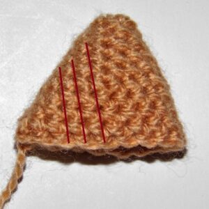 Right side and wrong side in amigurumis