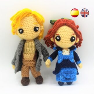 Patrones amigurumi Rose y Jack (Titanic)