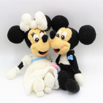 Patrones amigurumi Mickey novio y Minnie novia - Imagen 8