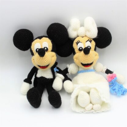 Patrones amigurumi Mickey novio y Minnie novia - Imagen 12
