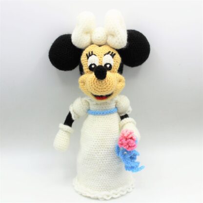 Patrones amigurumi Mickey novio y Minnie novia - Imagen 3