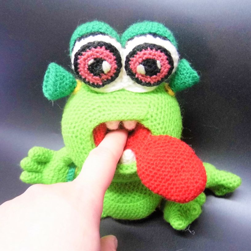 Patr n amigurumi Monstruo Alien gena Sue os Blanditos