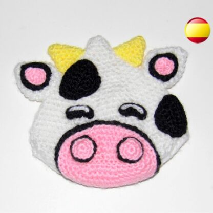 Patrón Amigurumi Vaquita Marcapáginas