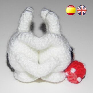 Patrón amigurumi Manos Corazón