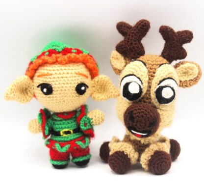 Patrones amigurumi Elfo y Reno Navidad - Imagen 8