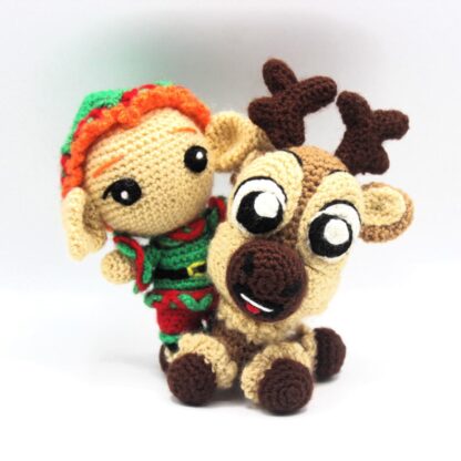 Patrones amigurumi Elfo y Reno Navidad - Imagen 10