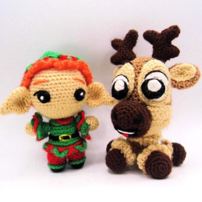 Patrones amigurumi Elfo y Reno Navidad - Imagen 9