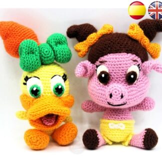 Patrones amigurumi Baby Melissa y Petunia